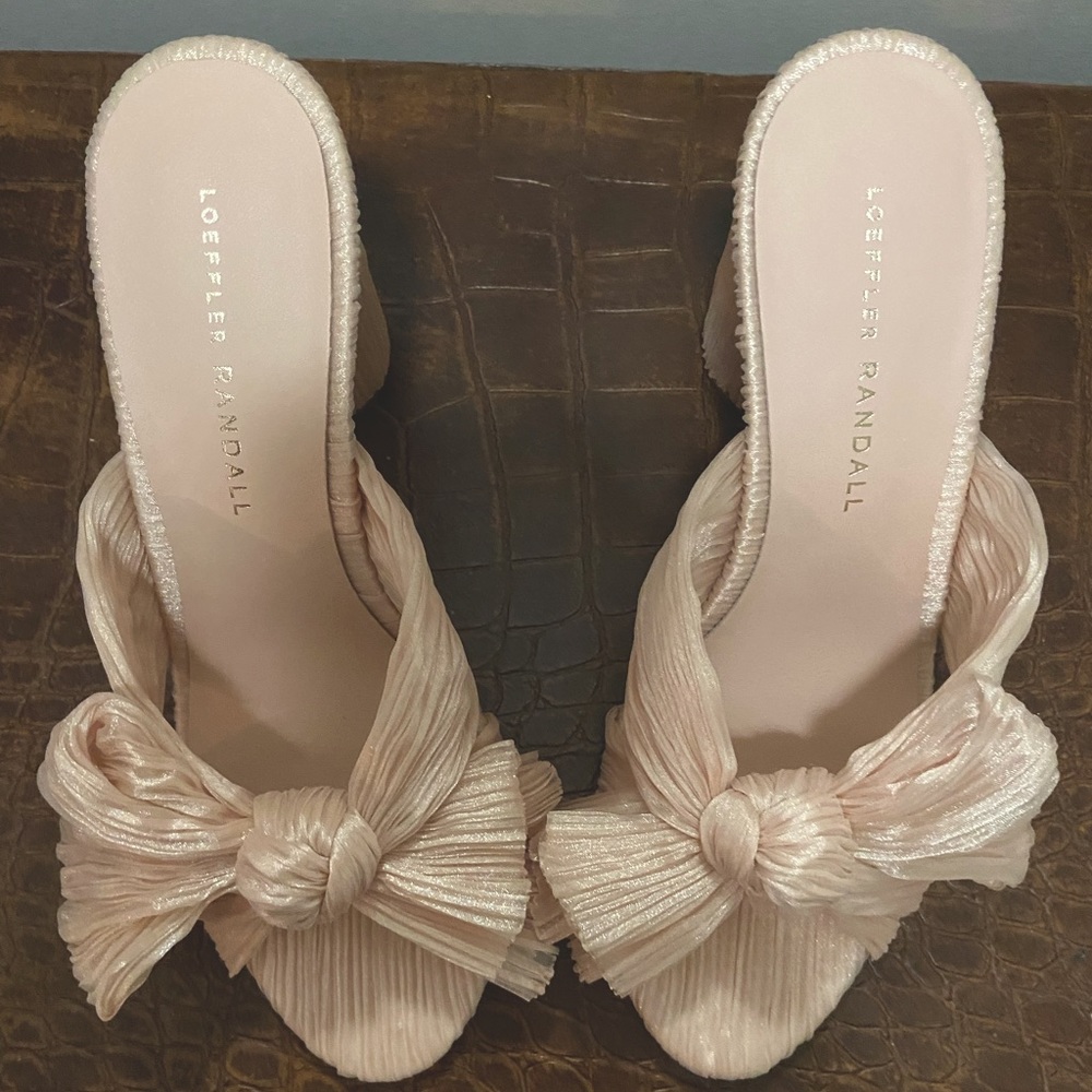 Loeffler Randall Penny Mule in Almond- Size 6